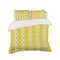 Designart 'Yellow Pattern' Modern Bedding Set - Duvet Cover & Shams